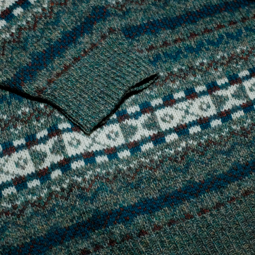 Vintage Knit Wool Sweatshirt Small - Double Double Vintage