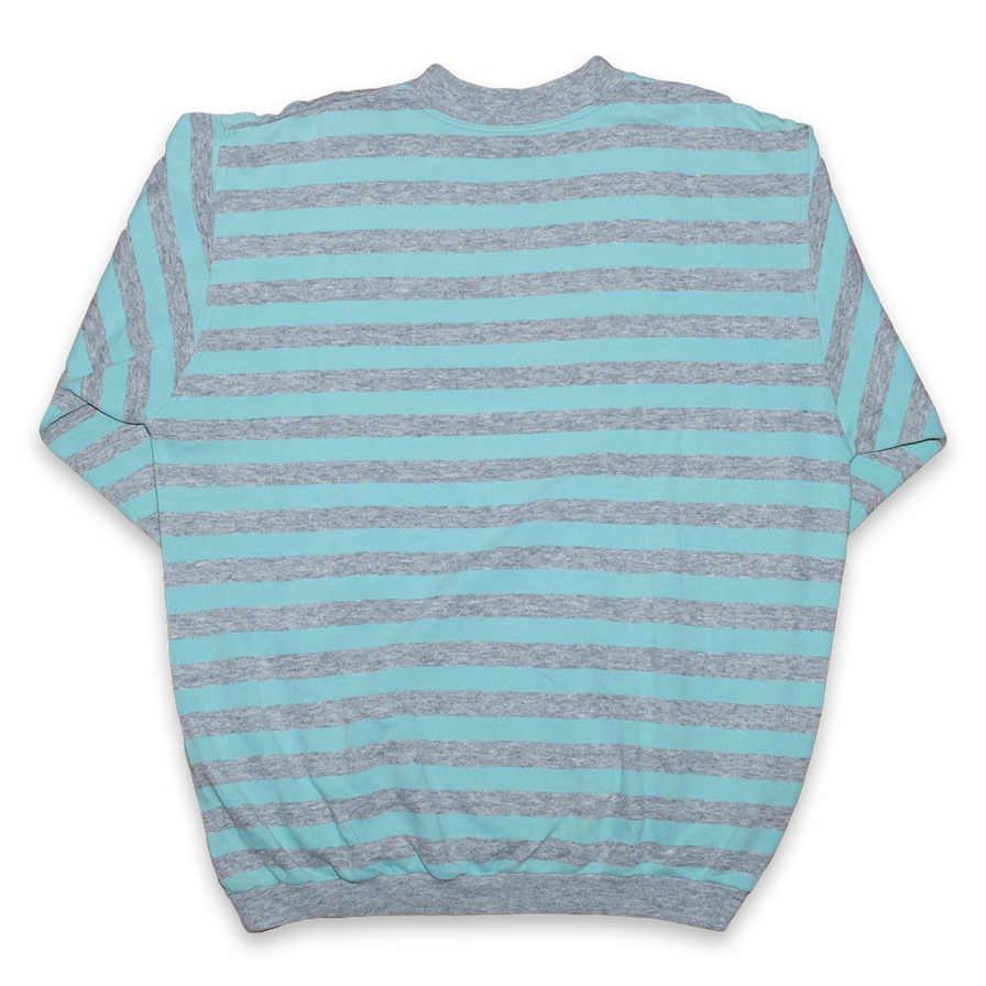 Vintage striped Sweatshirt Medium / Large - Double Double Vintage
