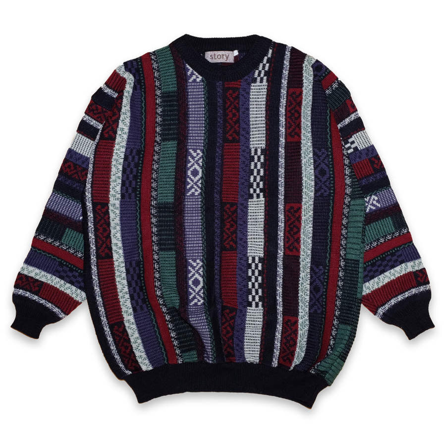 Vintage Knit Sweatshirt Large / XLarge - Double Double Vintage