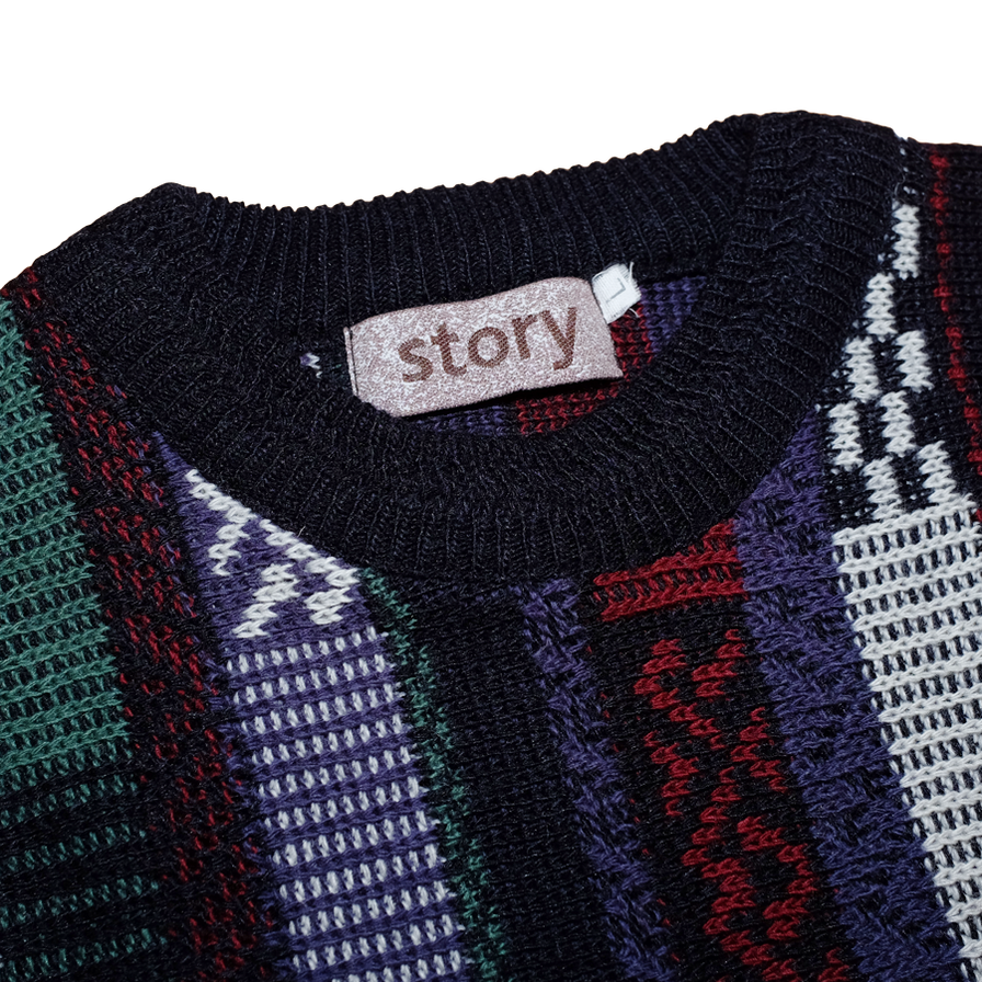 Vintage Knit Sweatshirt Large / XLarge - Double Double Vintage