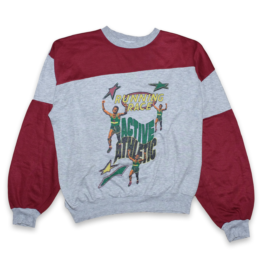 Vintage Running Sweatshirt Medium / Large - Double Double Vintage