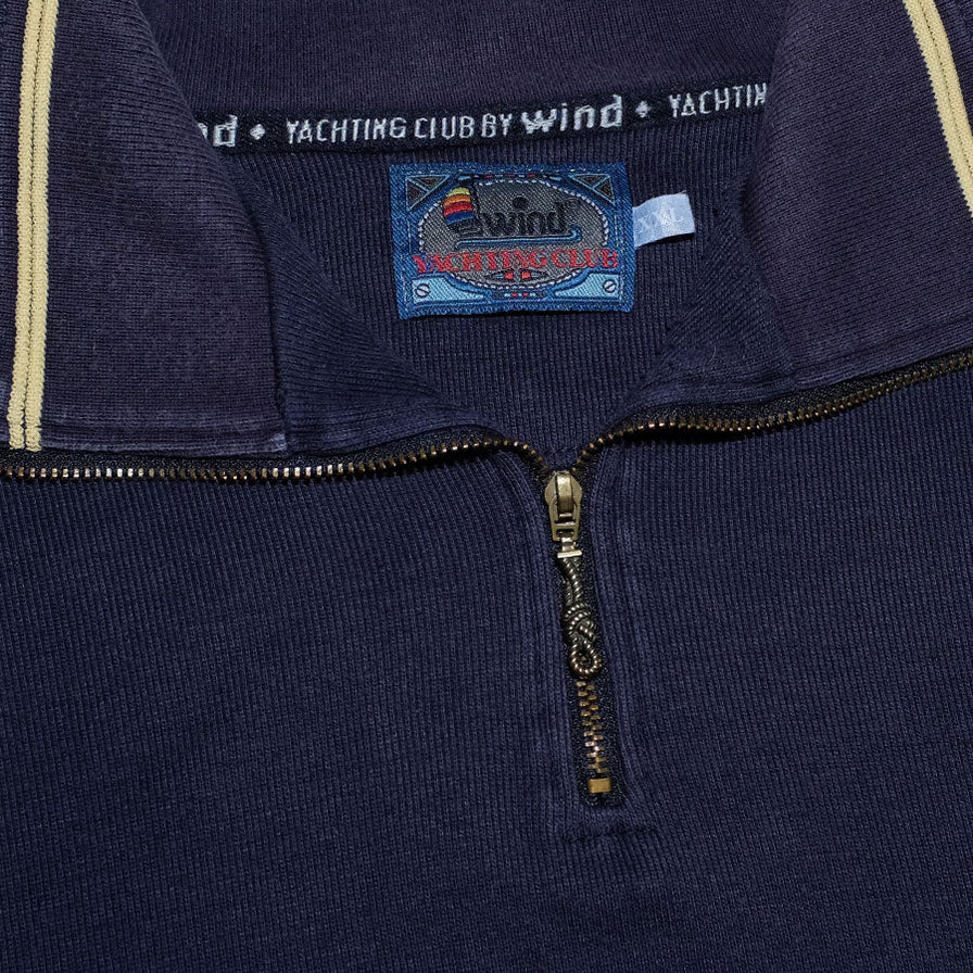 Vintage Yachting Q-Zip Sweater XLarge / XXL - Double Double Vintage