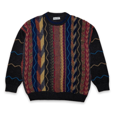 Vintage Multicolor Knit Sweatshirt Large - Double Double Vintage