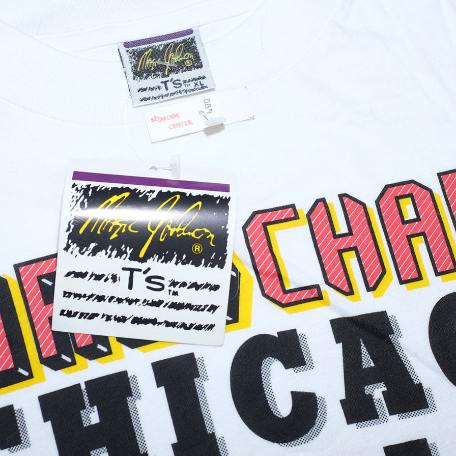 Vintage Chicago Bulls Threepeat T-Shirt XLarge - Double Double Vintage