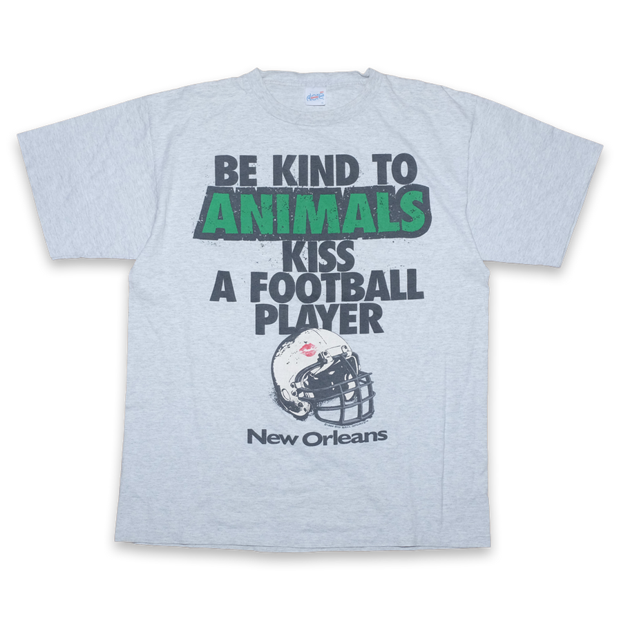 Vintage New Orleans Football T-Shirt XLarge - Double Double Vintage