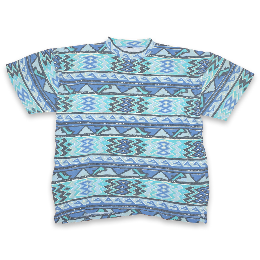 Vintage Pattern T-Shirt Large - Double Double Vintage