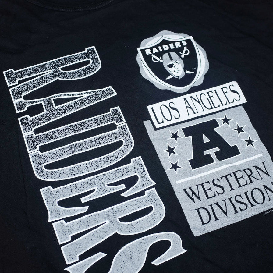 Vintage Chalk Line Raiders T-Shirt XLarge - Double Double Vintage