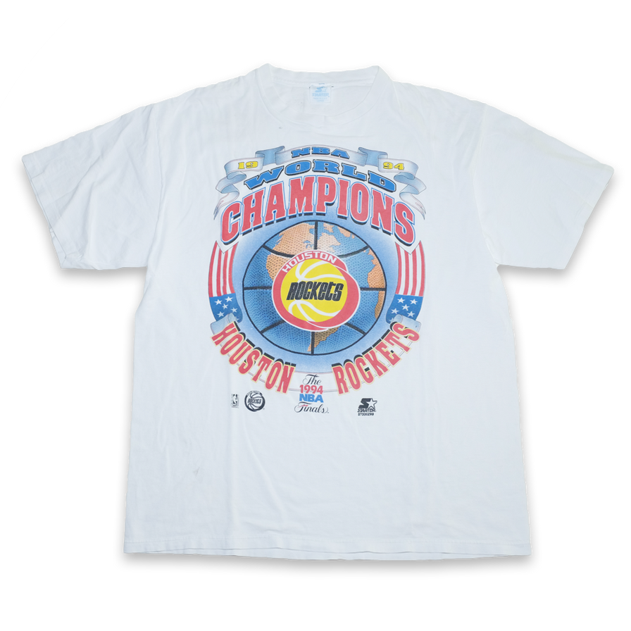 Vintage Houston Rockets 1994 Championship T-Shirt XLarge - Double Double Vintage