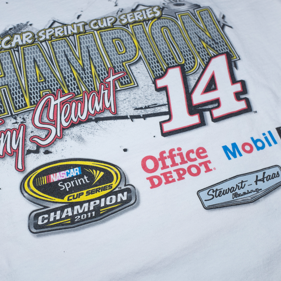 Vintage Nascar Racing T-Shirt Large - Double Double Vintage
