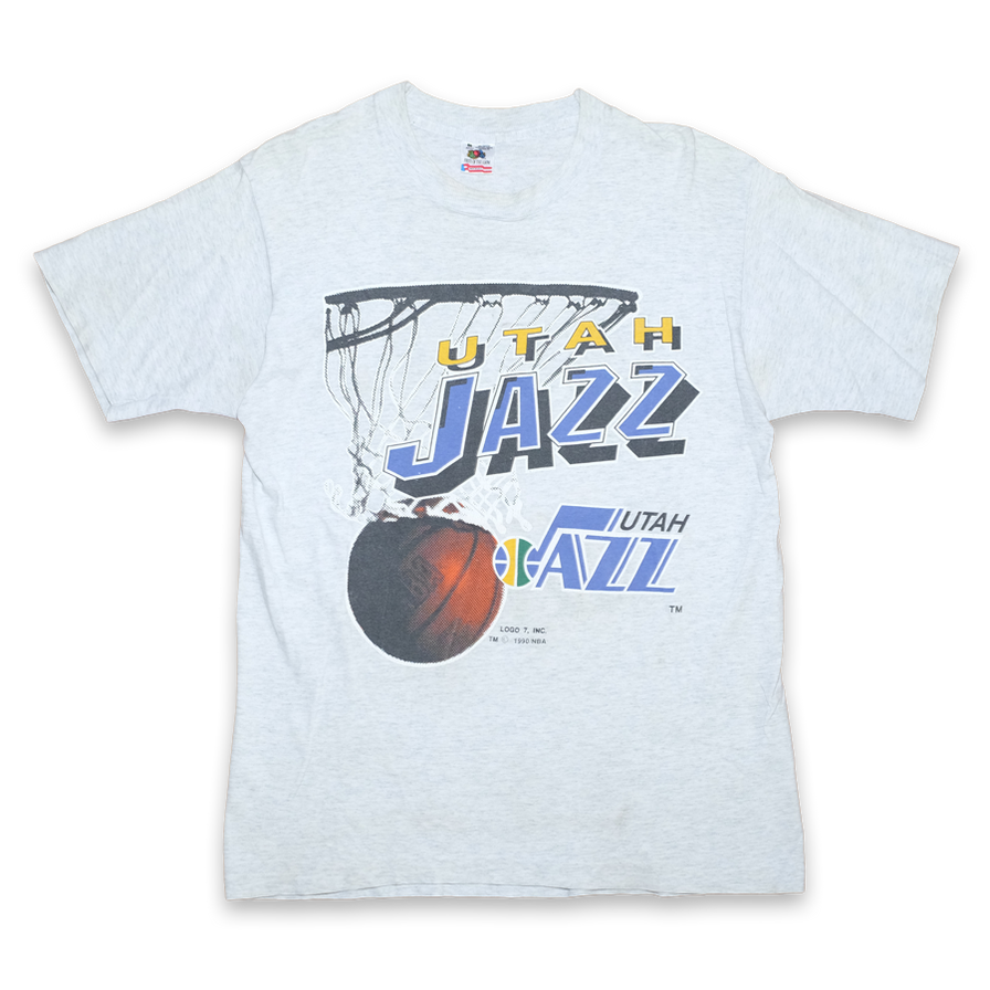 Vintage Utah Jazz T-Shirt Large - Double Double Vintage
