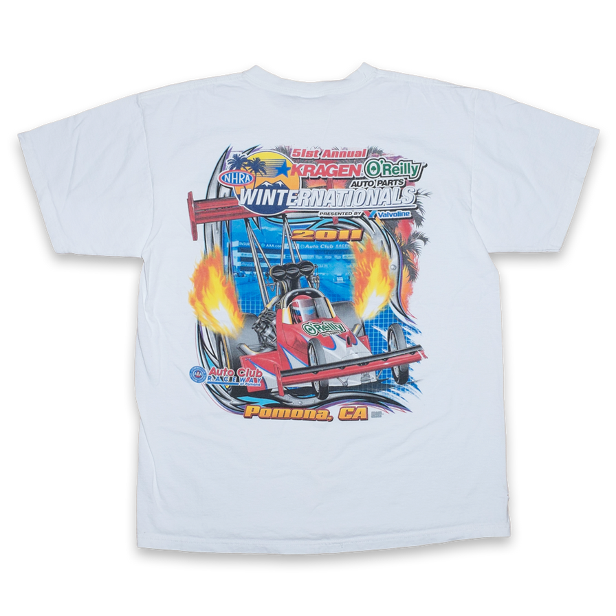 Vintage Racing T-Shirt Large - Double Double Vintage