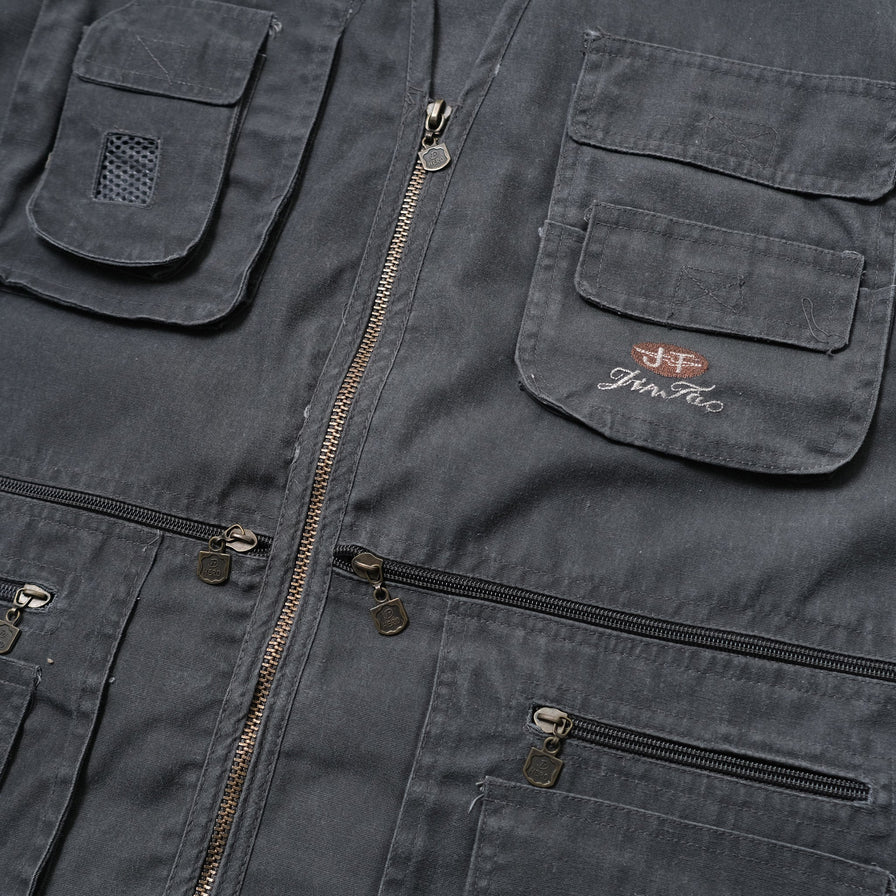 Vintage Utility Vest Large