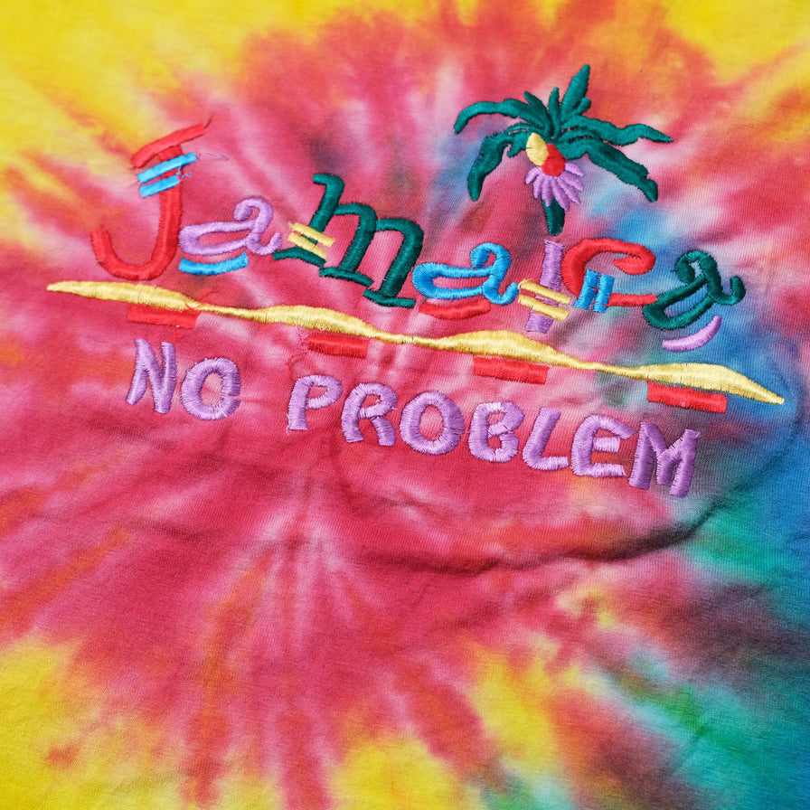 Vintage Jamaica Tie Dye T-Shirt Large
