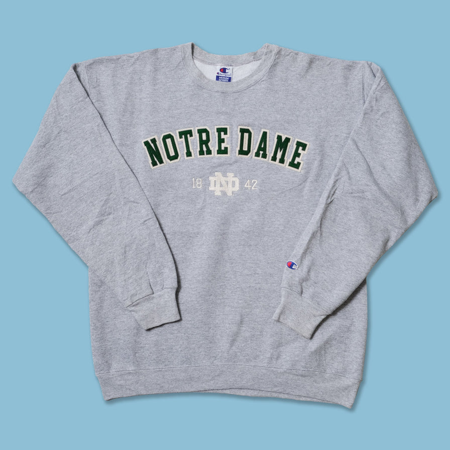 Vintage Champion Notre Dame Sweater Medium