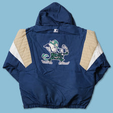 Vintage Starter Notre Dame Anorak Large