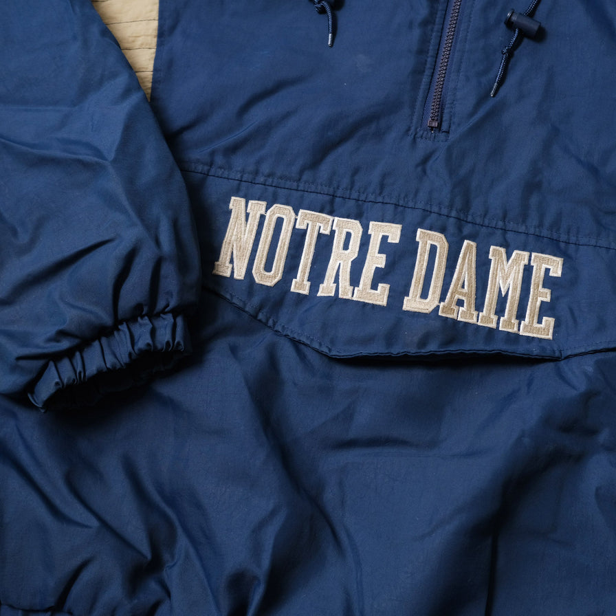 Vintage Starter Notre Dame Anorak Large
