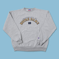 Vintage Champion Notre Dame Sweater Large