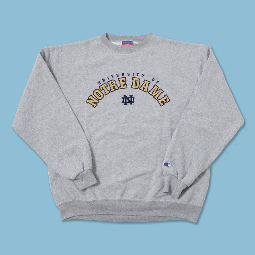 Vintage Champion Notre Dame Sweater Large
