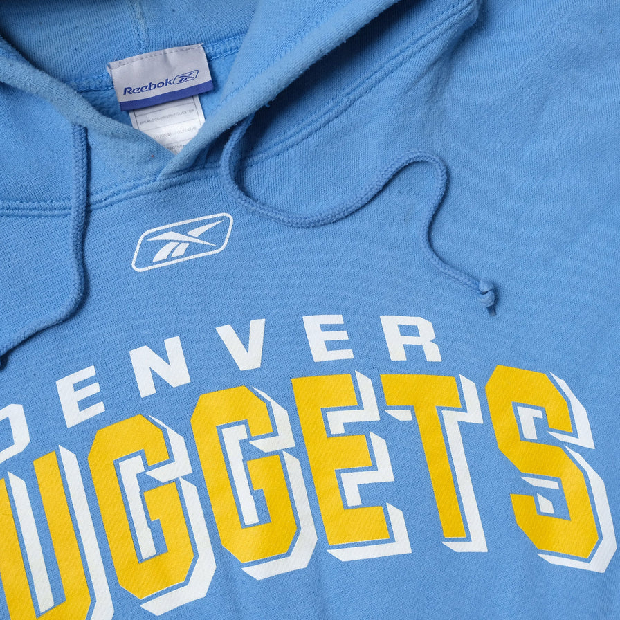 Vintage Reebok Denver Nuggets Hoody Large / XLarge