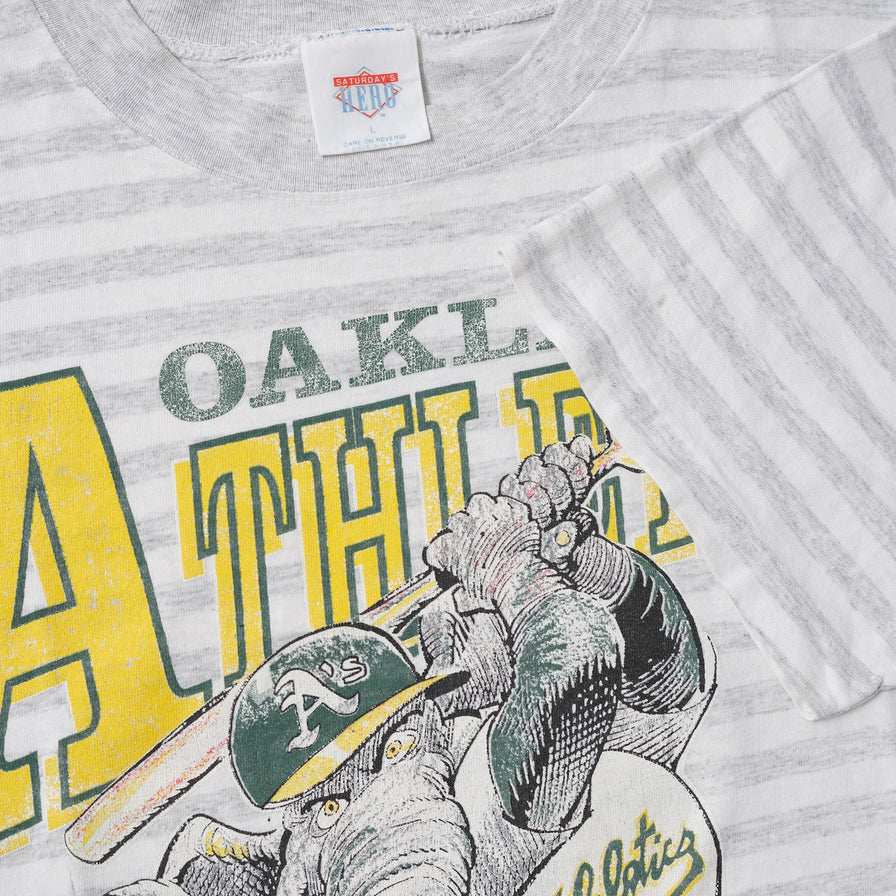 Vintage 1991 Oakland Athletics T-Shirt Medium / Large