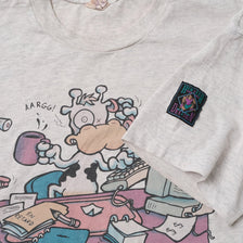 Vintage Comic Cow T-Shirt Large