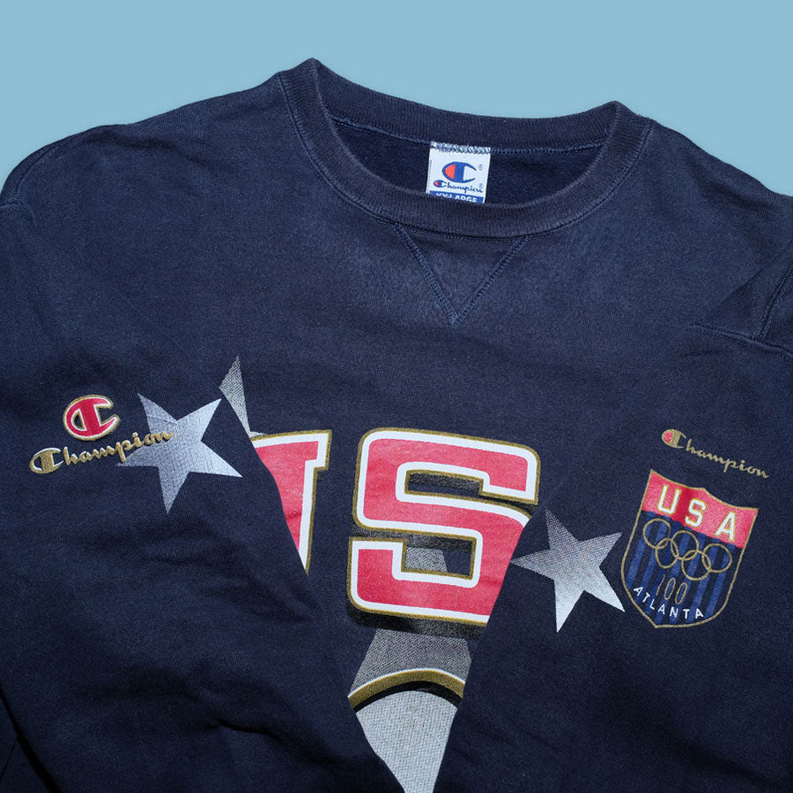 Vintage Champion USA Atlanta 1996 Sweater XLarge - Double Double Vintage