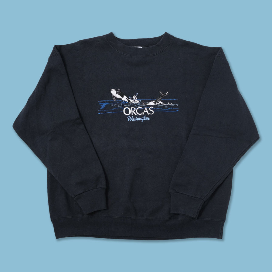 Vintage Orcas Sweater Large