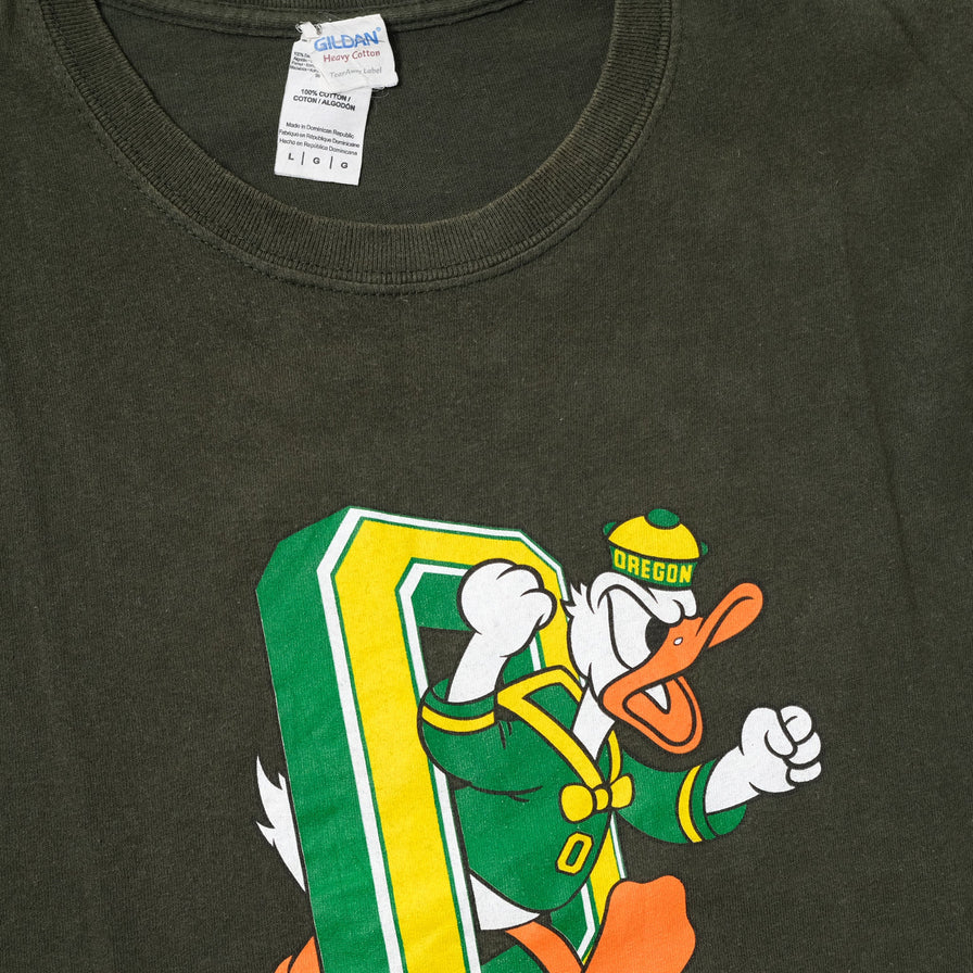 Oregon Donald Duck T-Shirt Large