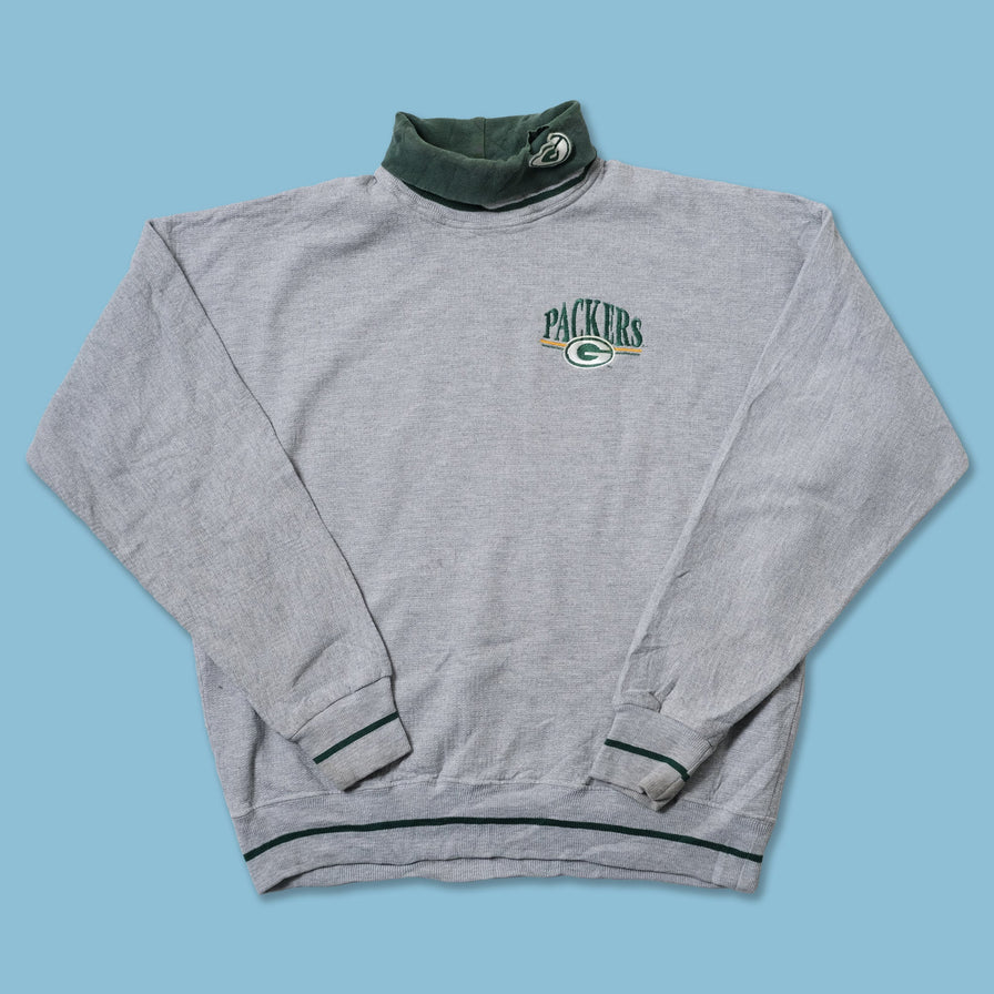 Vintage Greenbay Packers Turtleneck Sweater Large