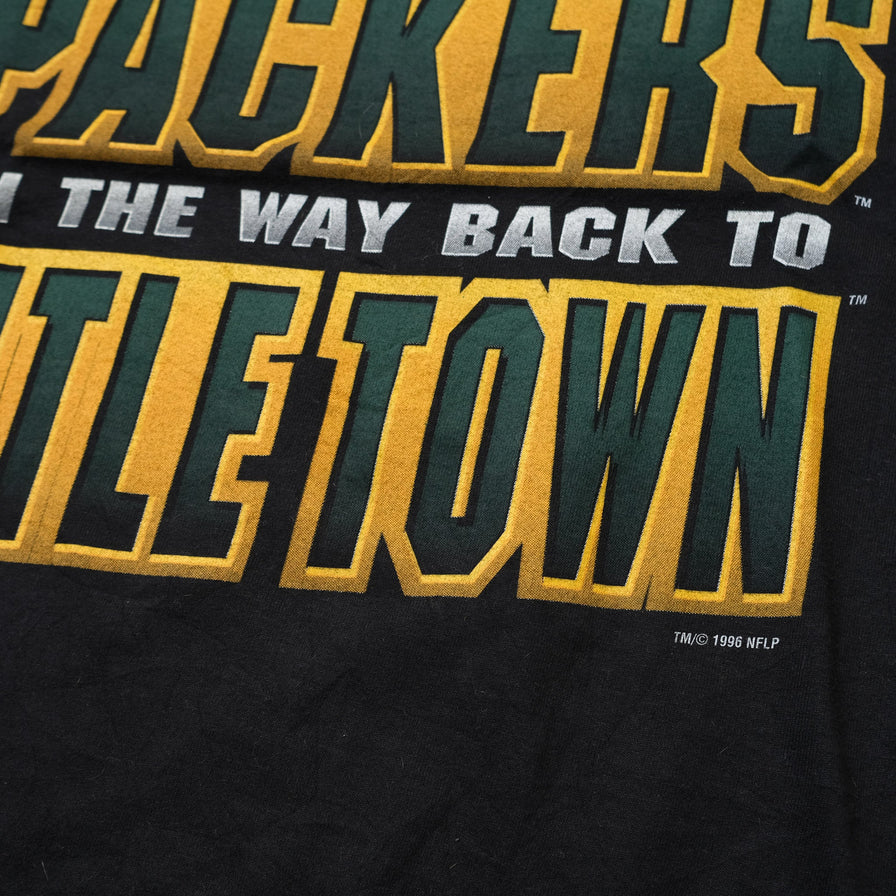 Vintage 1996 Greenbay Packers T-Shirt Medium / Large