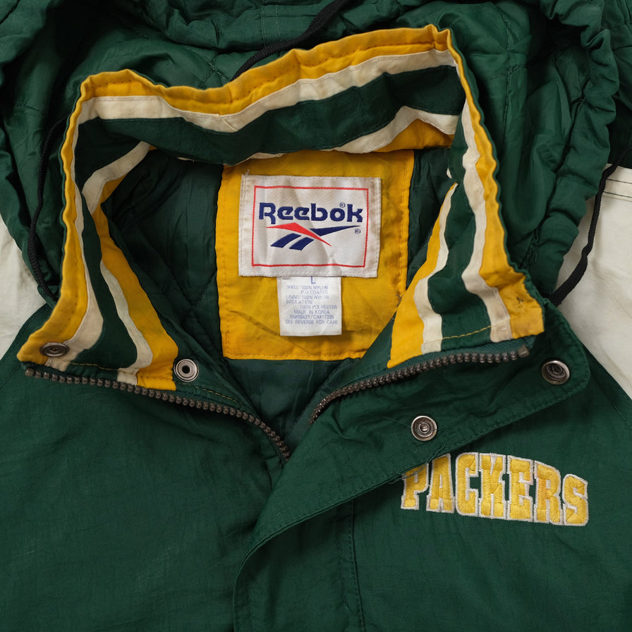 Vintage Reebok Greenbay Packers Anorak Small