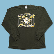 Vintage New England Patriots Baseball Longsleeve XLarge