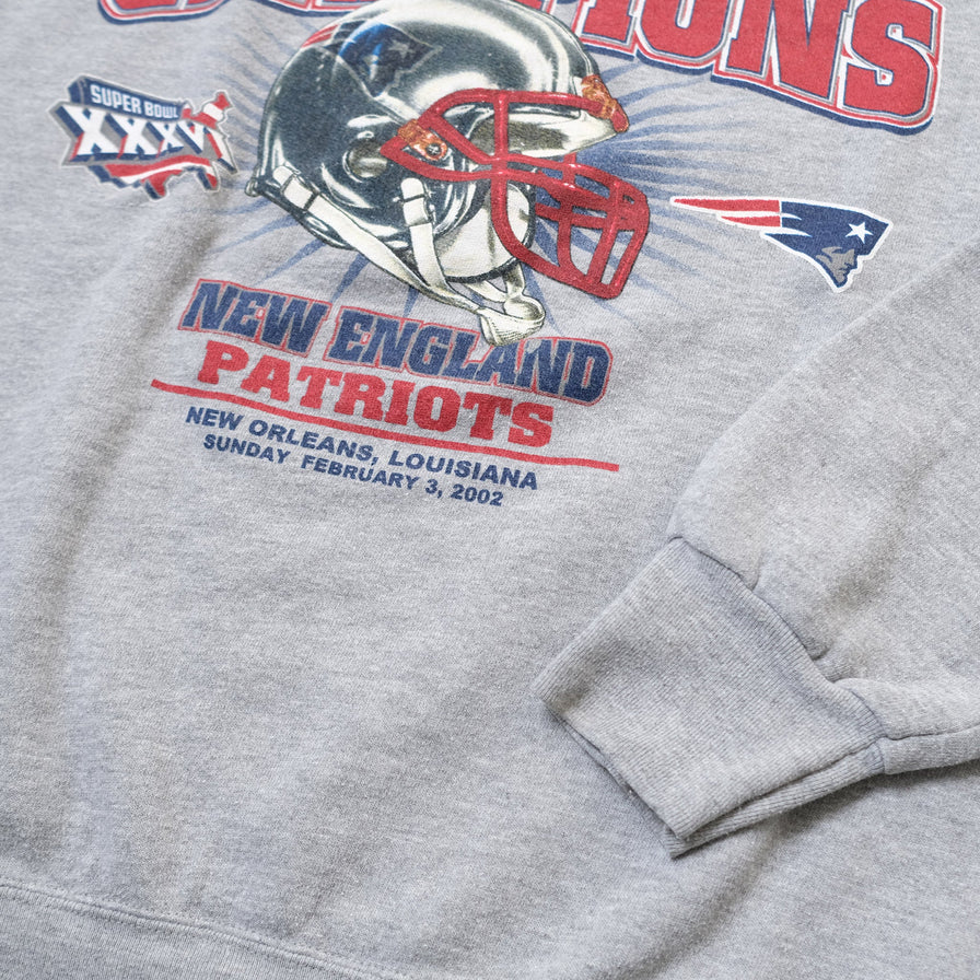 Vintage 2002 New England Patriots Sweater Large / XLarge