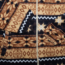 Vintage Pattern Fleece Jacket Large / XLarge - Double Double Vintage