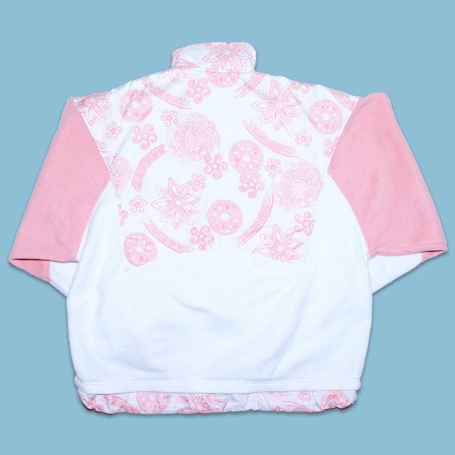 Vintage Pattern Q-Zip Fleece XLarge - Double Double Vintage