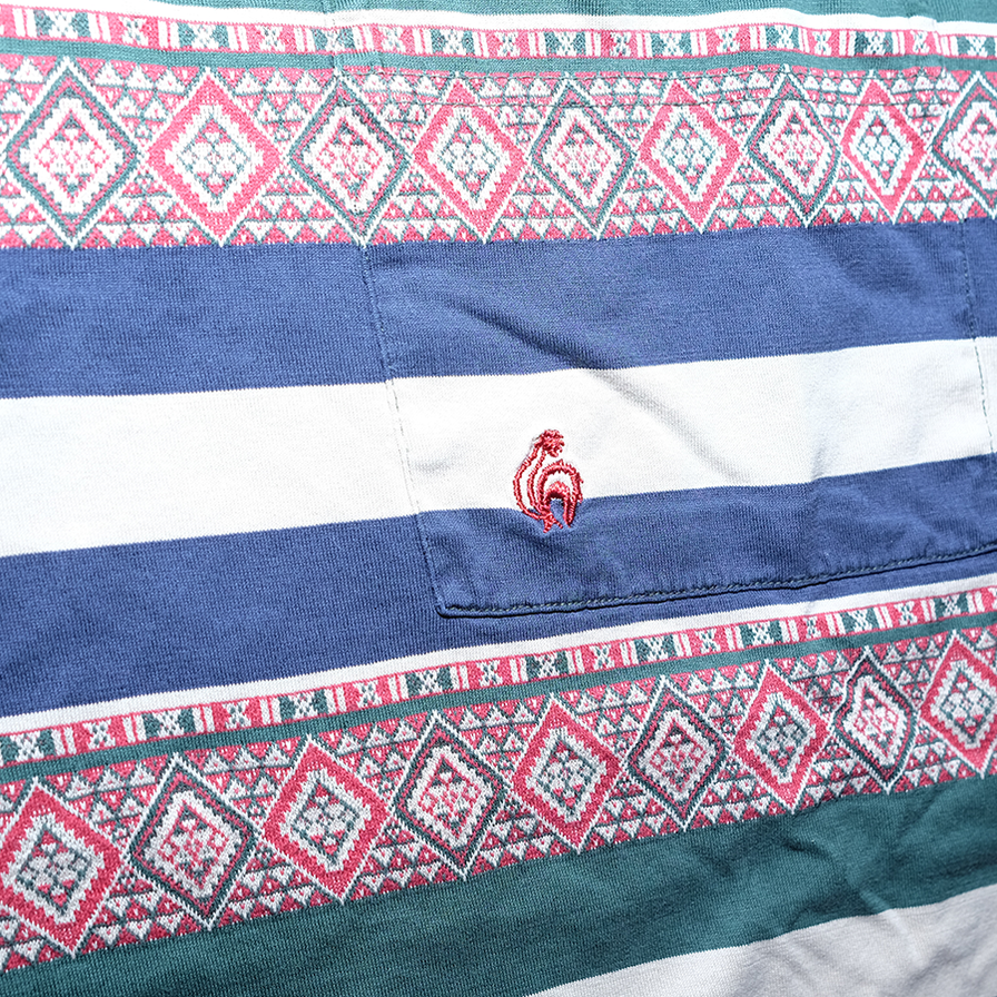 Vintage Pattern Polo Medium - Double Double Vintage