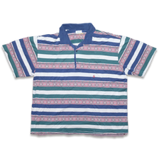 Vintage Pattern Polo Medium - Double Double Vintage