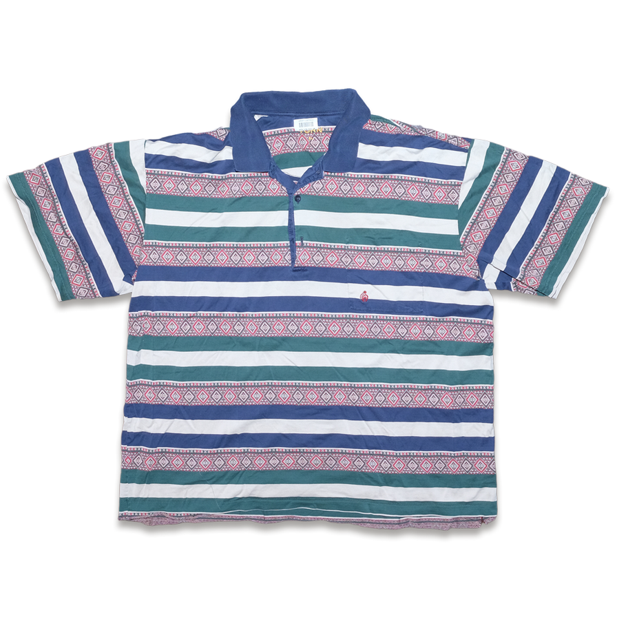 Vintage Pattern Polo Medium - Double Double Vintage