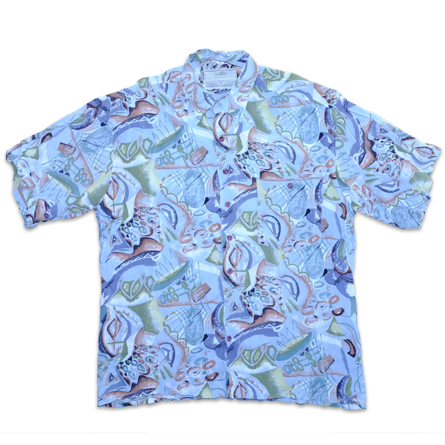 Vintage Pattern Shirt Large - Double Double Vintage