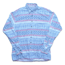 Vintage Pattern Flannell Shirt XLarge - Double Double Vintage