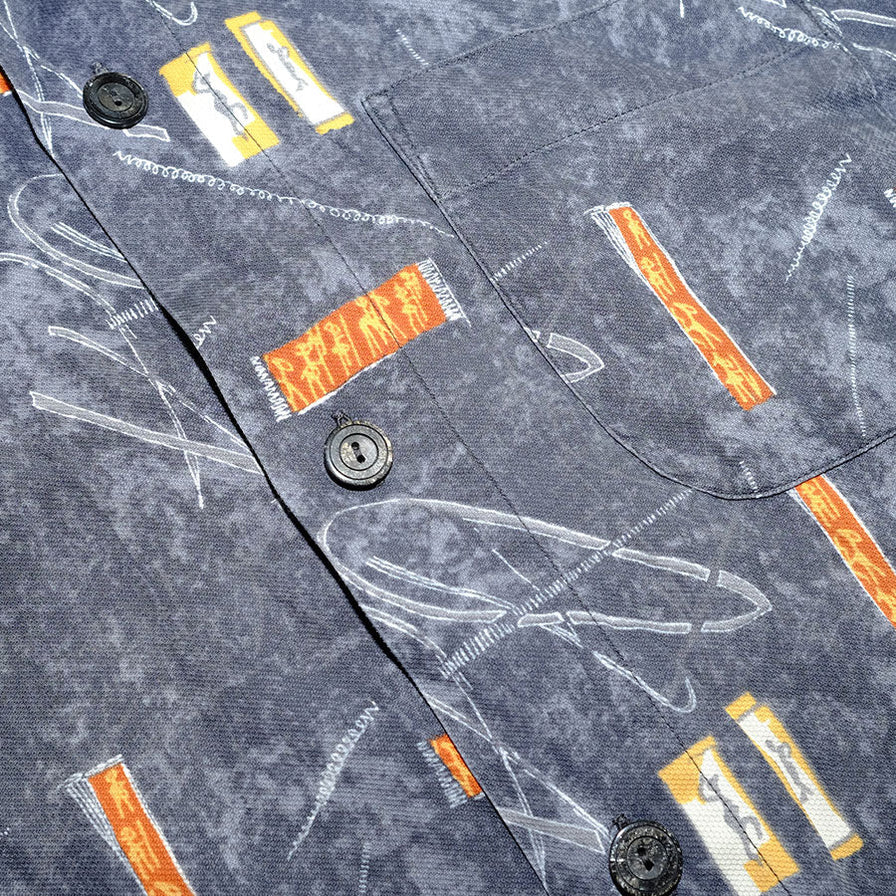 Vintage Pattern Shirt XLarge - Double Double Vintage
