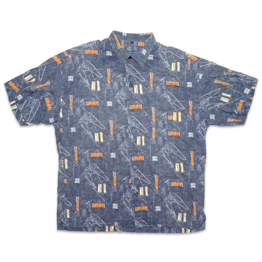 Vintage Pattern Shirt XLarge - Double Double Vintage