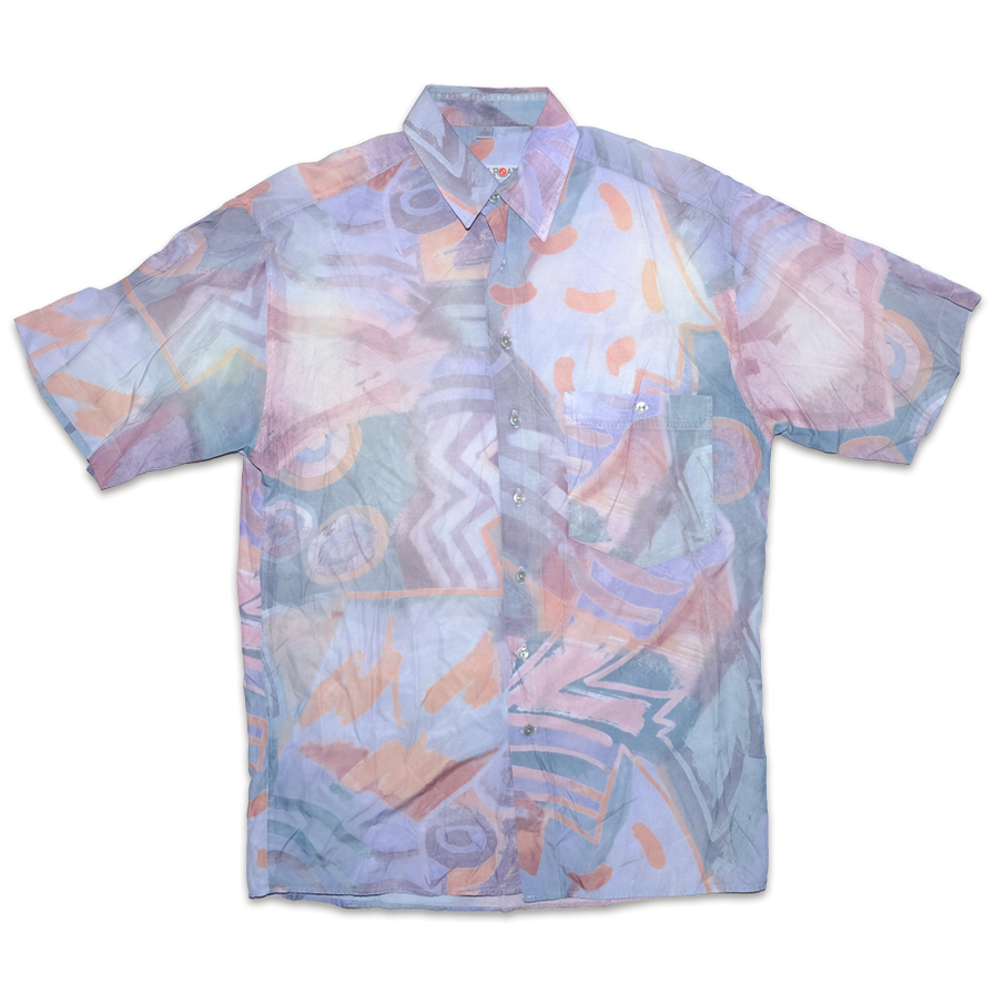 Vintage Pattern Shirt Medium / Large - Double Double Vintage