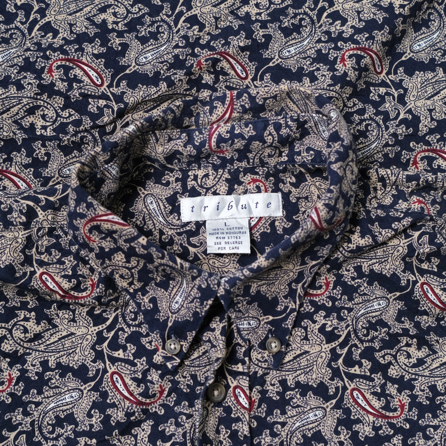 Vintage Paisley Shirt Large