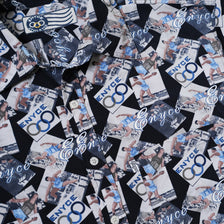Vintage Athlete Pattern Shirt XLarge