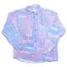 Vintage Pattern Flannell Shirt Large - Double Double Vintage
