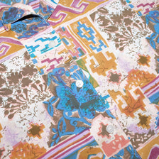 Vintage Women's Oversized Pattern Shirt Medium / Large - Double Double Vintage
