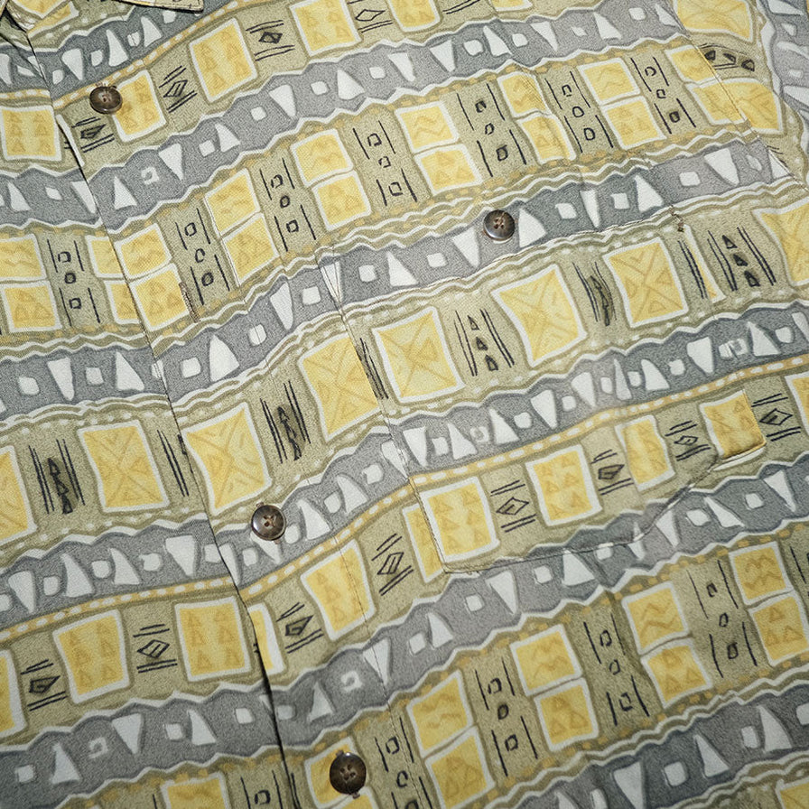 Vintage Pattern Shirt Large - Double Double Vintage