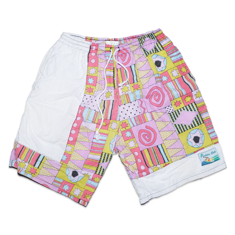Vintage Pattern Shorts Medium - Double Double Vintage