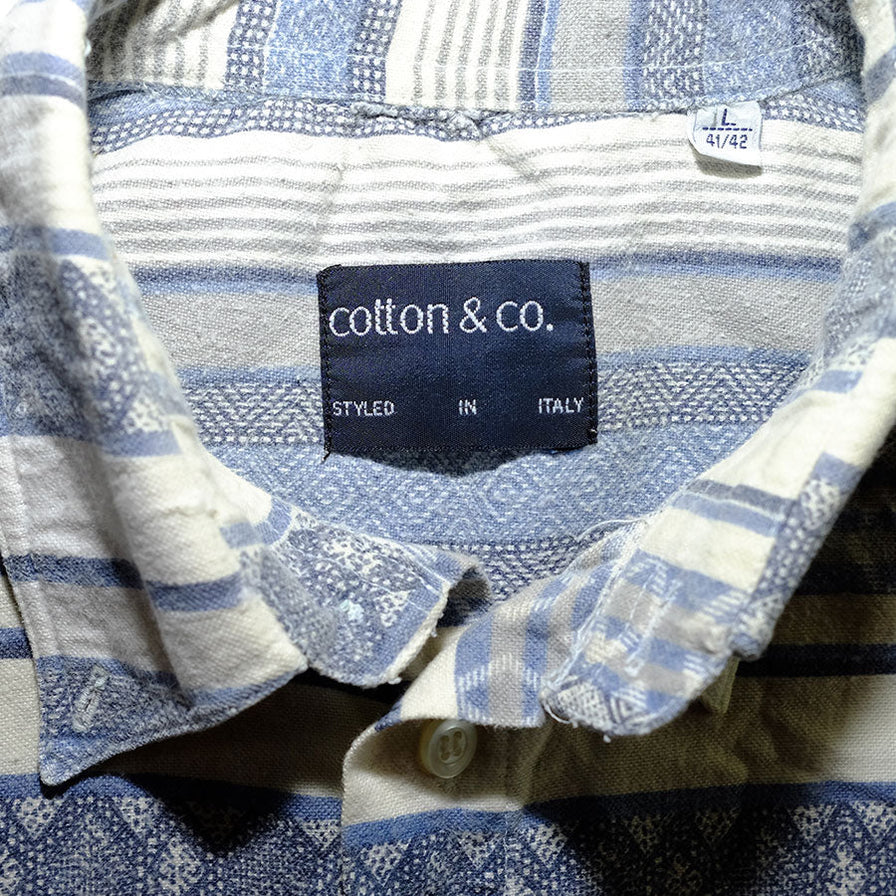 Vintage Flannell Pattern Shirt Medium - Double Double Vintage